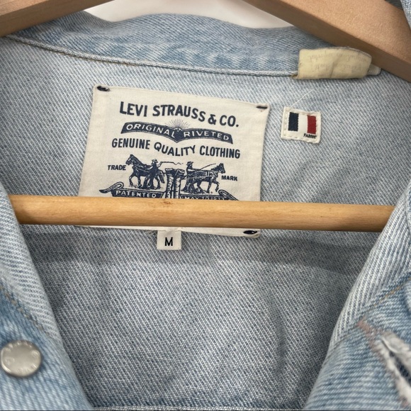 Levi’s love letter trucker Jean jacket size medium - Picture 9 of 12
